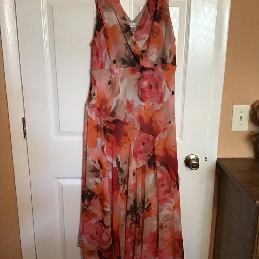 Floral High Low Dress
